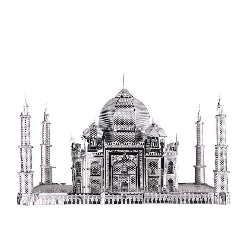 Mô hình kim loại lắp ráp 3D Đền Taj Mahal (Silver) - Metal Mosaic MP640