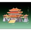 Mô hình kim loại lắp ráp 3D Tang Paradise (Thiên Đường Tây An) (Mixed Color) - Piececool MP771