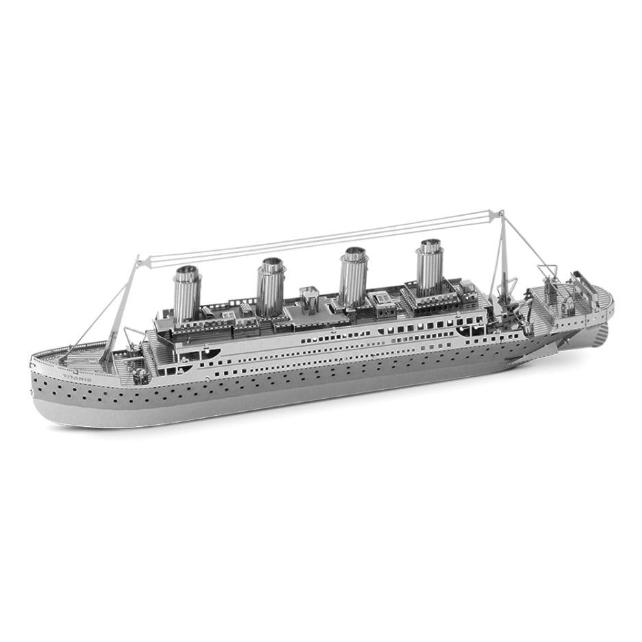 Mô Hình Kim Loại Lắp Ráp 3D Tàu Titanic (Silver) – Metal Works MP011