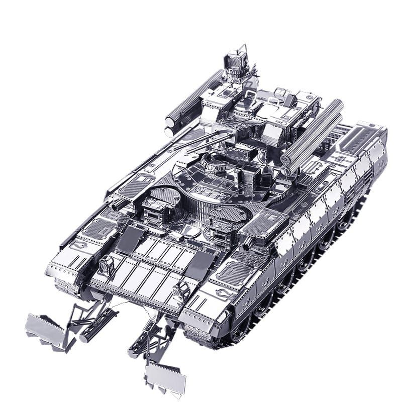 Mô Hình Kim Loại Lắp Ráp 3D Xe Tăng BMPT (Silver) – Piececool MP132