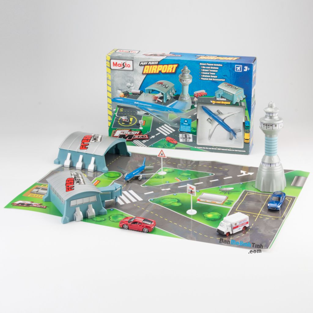 Mô hình lắp ráp sân bay Tailwinds Airport Playset Asst.1 Maisto