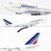 Mô hình máy bay Air France 16cm Everfly