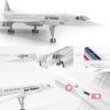 Mô hình máy bay Air France 47cm lắp ráp có đèn Everfly