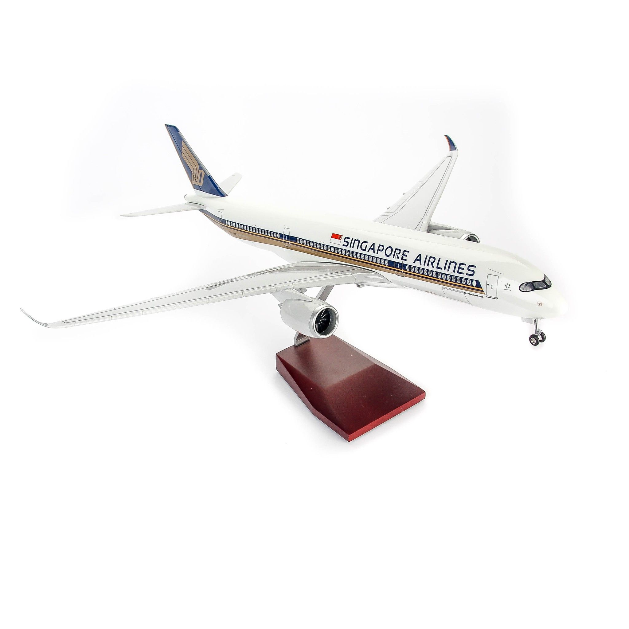 MÔ HÌNH MÁY BAY AIRBUS A350 SINGAPORE AIRLINES 47CM (LED)