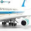 Mô hình máy bay Air Force One Boeing B747 47cm lắp ráp có đèn Everfly