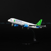 Mô hình máy bay Bamboo Airways Airbus A320 20cm Everfly MB20VG406