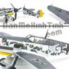 Mô hình máy bay quân sự Messerchimitt BF 109F-4 Germany 1:72