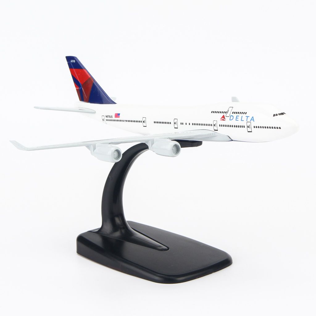 Mô hình máy bay tĩnh Delta Air Lines Boeing B747 16cm Everfly giá rẻ