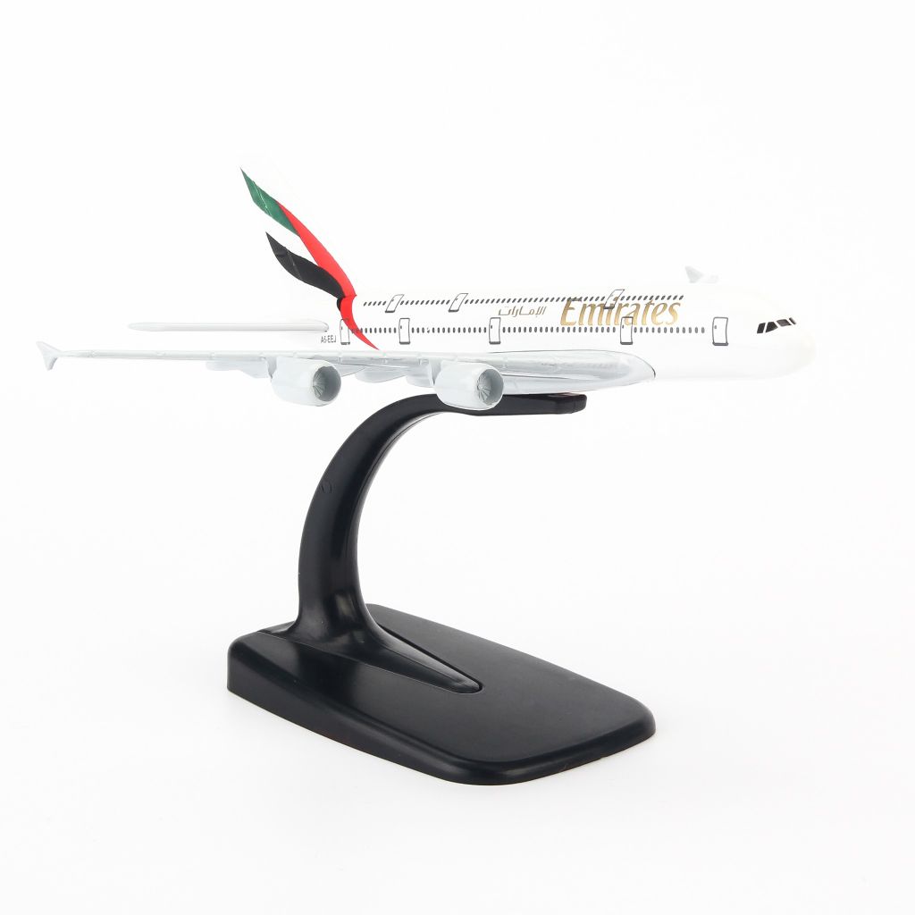 Mô hình máy bay tĩnh Emirates Airbus A380 16cm Evefly giá rẻ