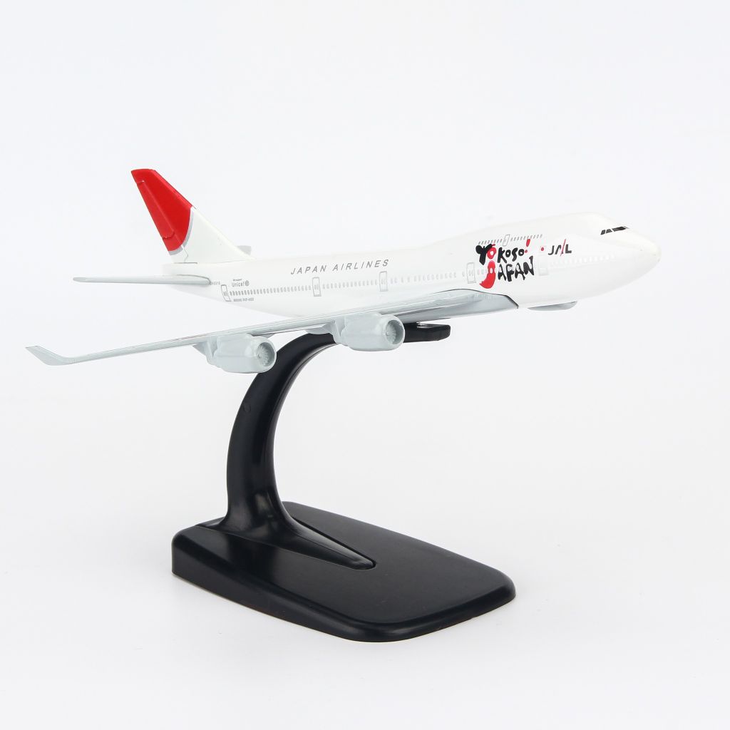 Mô hình máy bay tĩnh JAL Yokoso Japan Boeing B747 16cm Everfly giá rẻ