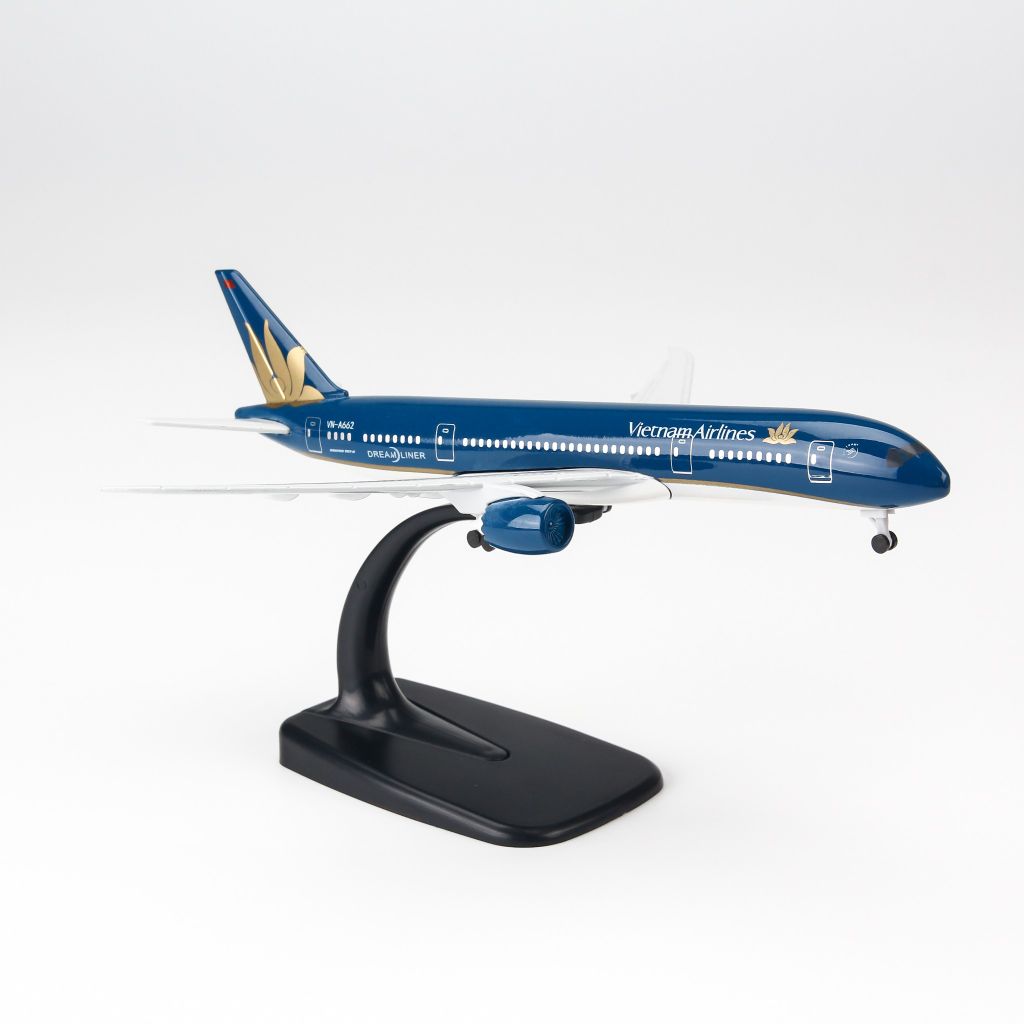 Mô hình máy bay tĩnh Vietnam Airlines Boeing B787 20cm Everfly giá rẻ