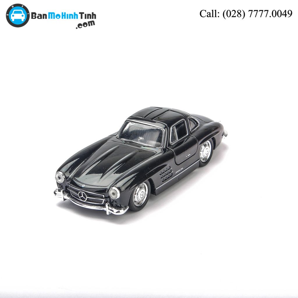 Mô hình xe Mercedes 300SL Black 1:36 Welly MH-43656