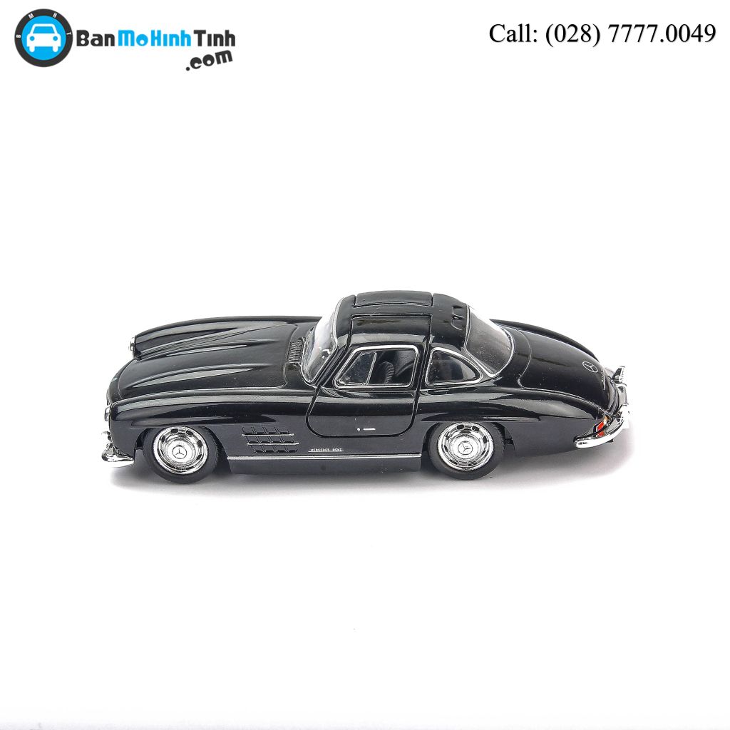 Mô hình xe Mercedes 300SL Black 1:36 Welly MH-43656