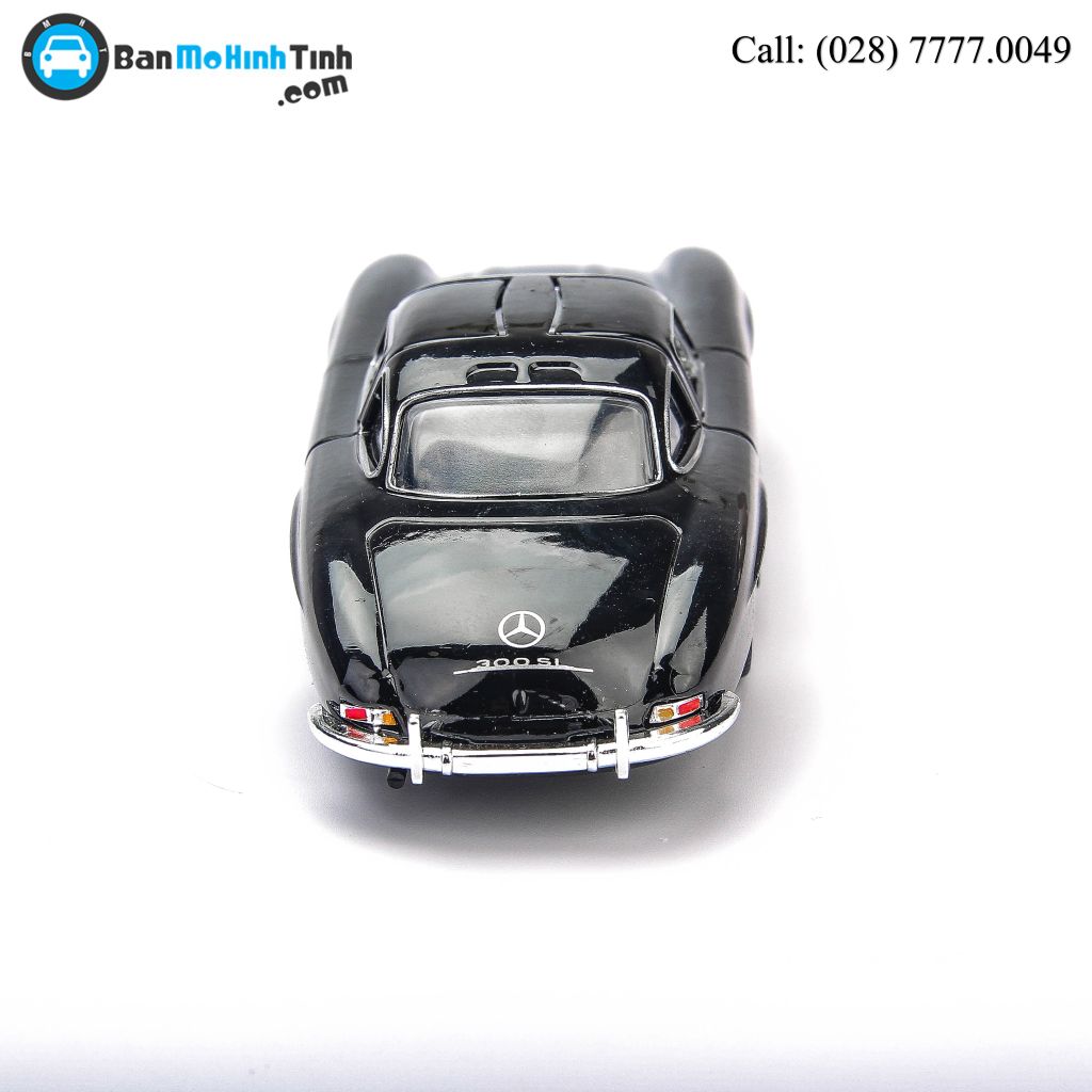 Mô hình xe Mercedes 300SL Black 1:36 Welly MH-43656