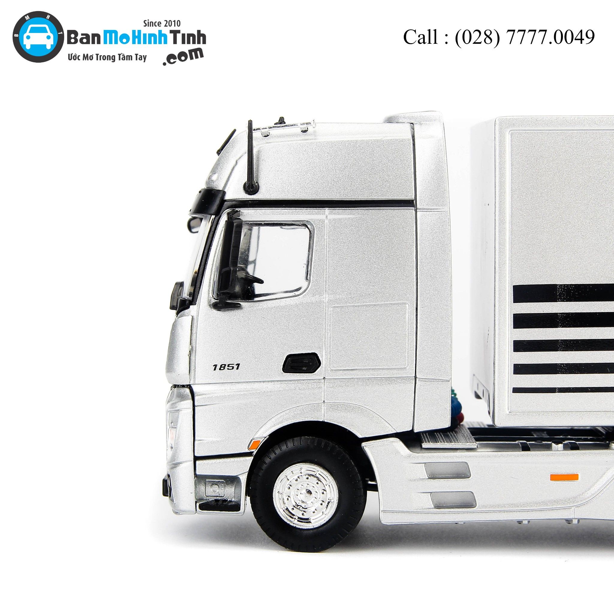MÔ HÌNH MERCEDES-BENZ ACTROS - CONTAINER 1:50 DEALER