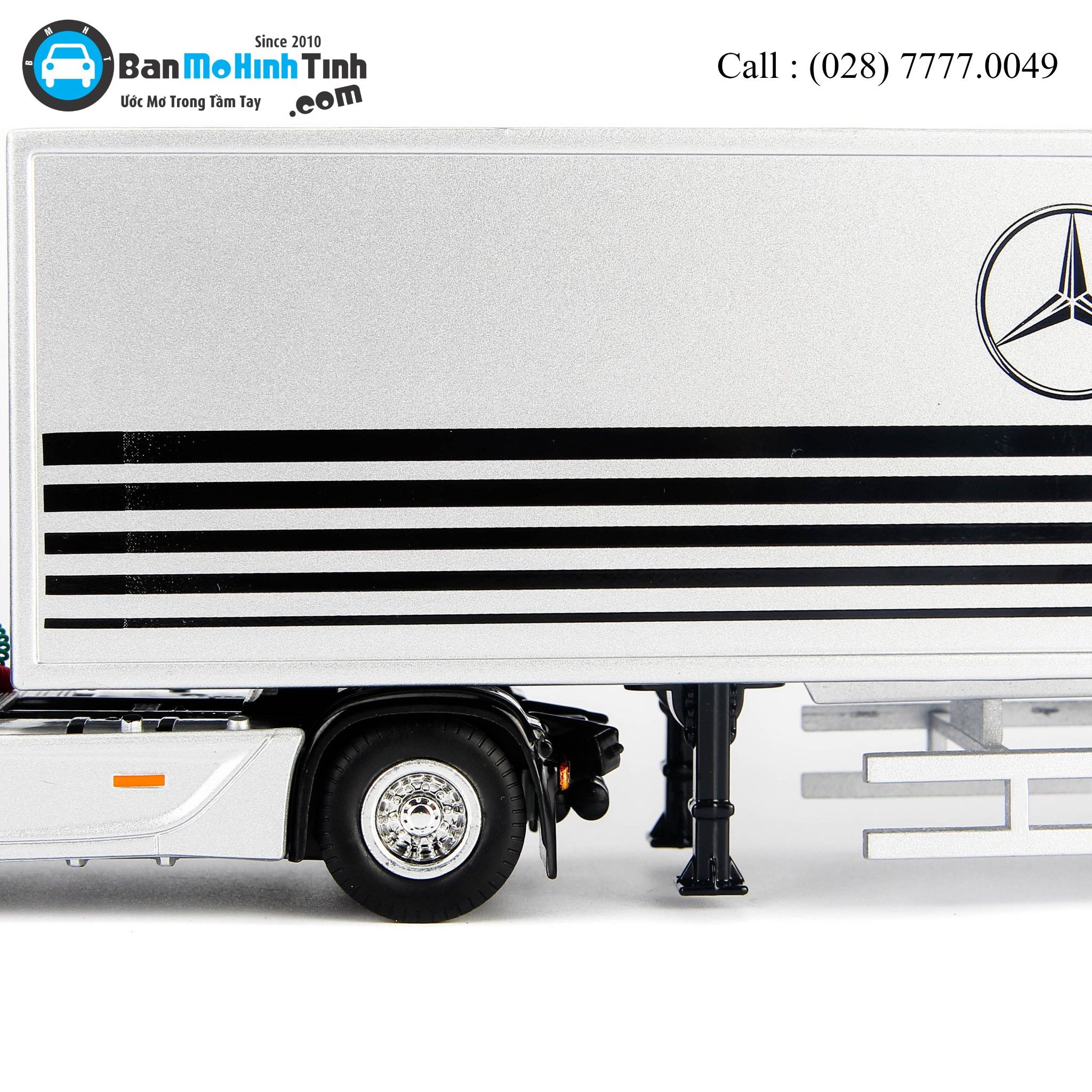 MÔ HÌNH MERCEDES-BENZ ACTROS - CONTAINER 1:50 DEALER