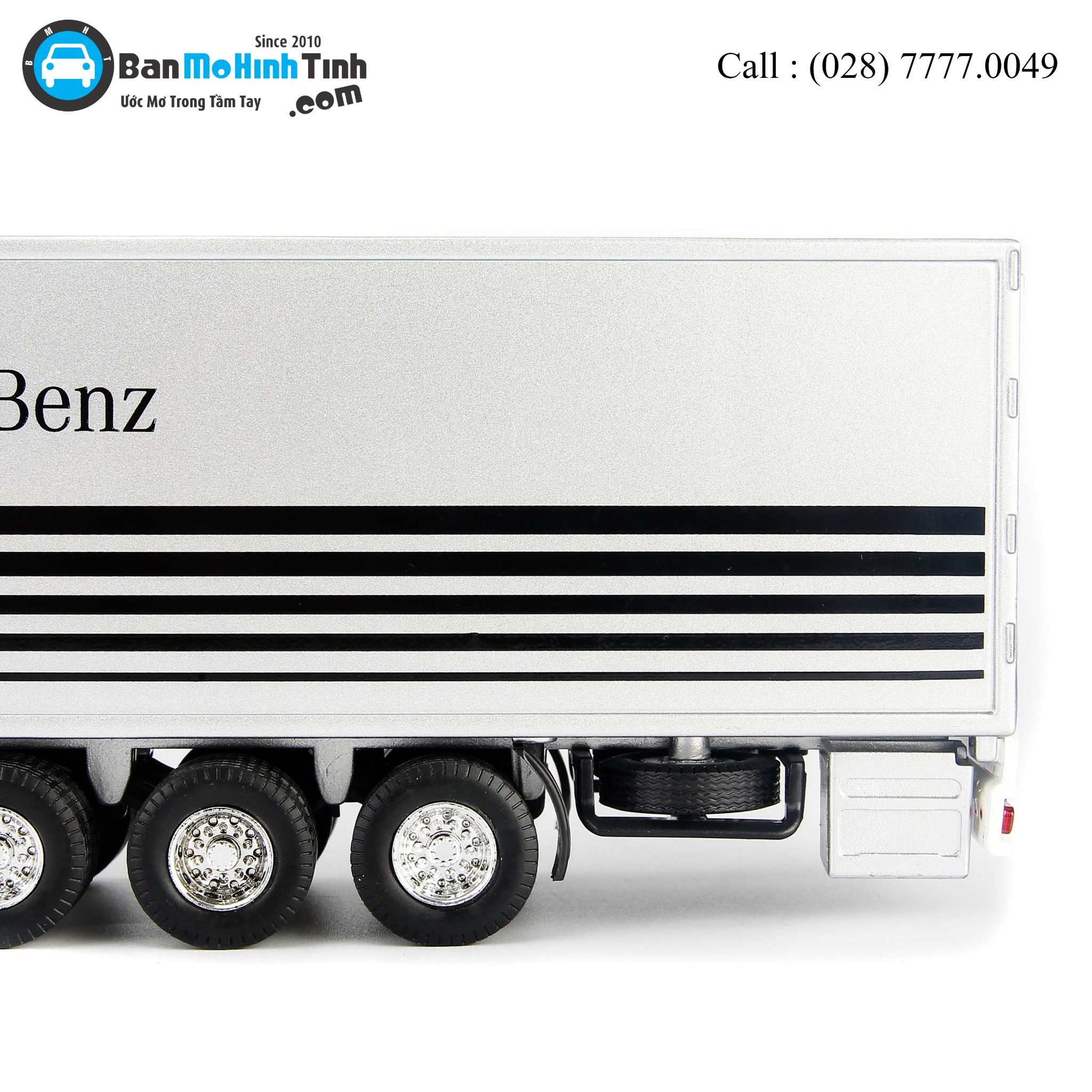 MÔ HÌNH MERCEDES-BENZ ACTROS - CONTAINER 1:50 DEALER