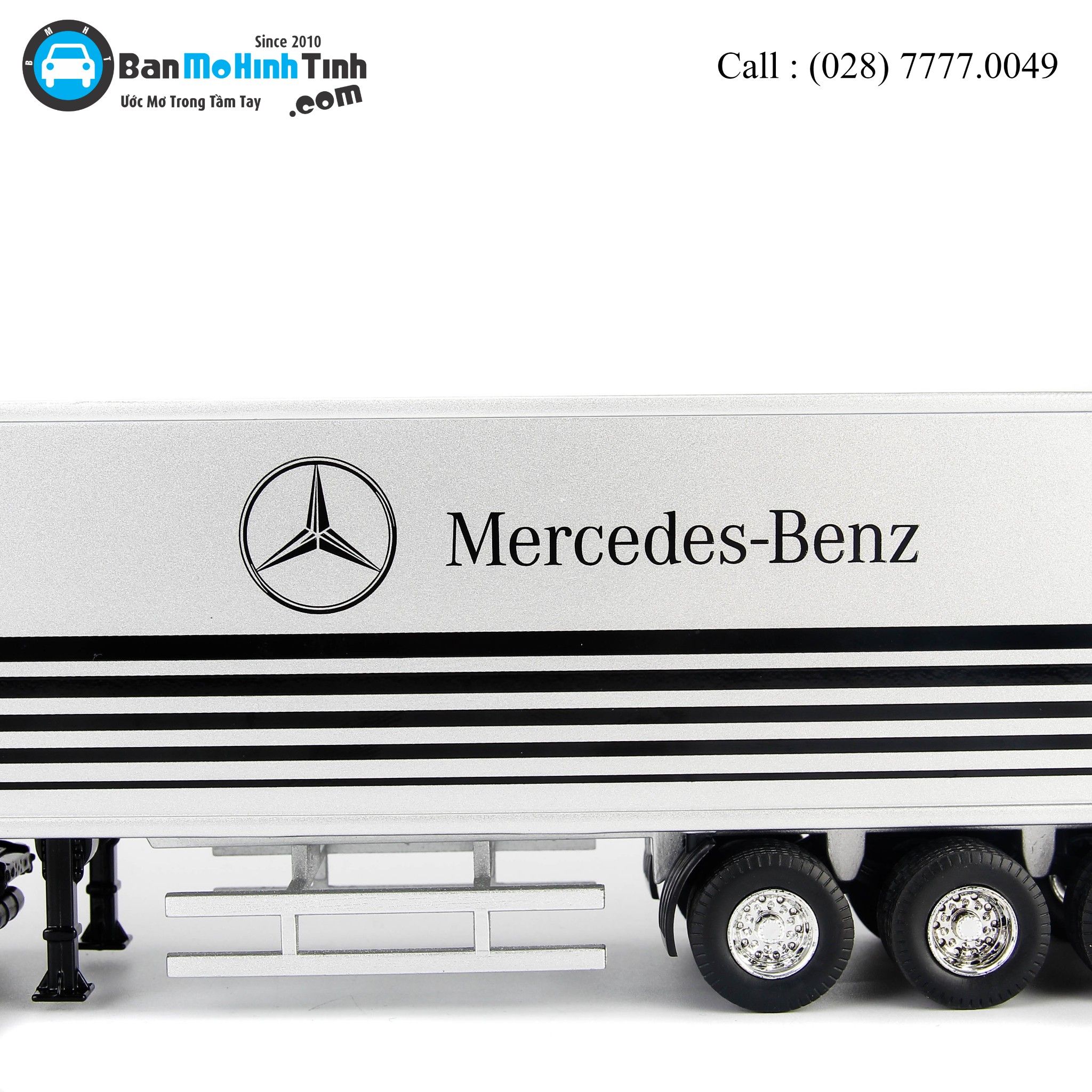 MÔ HÌNH MERCEDES-BENZ ACTROS - CONTAINER 1:50 DEALER