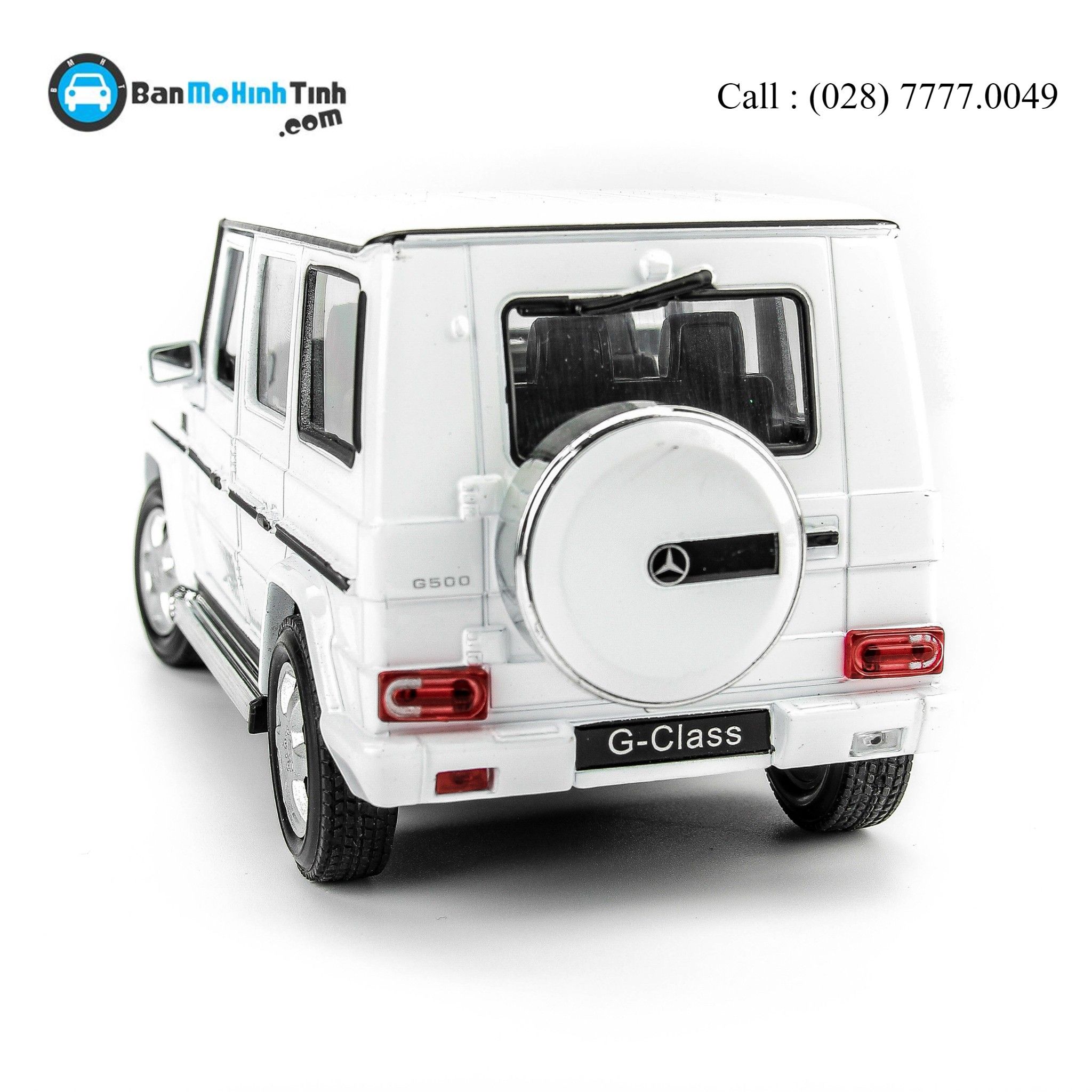 MÔ HÌNH MERCEDES G500 WHITE 1:24 WELLY 24012W