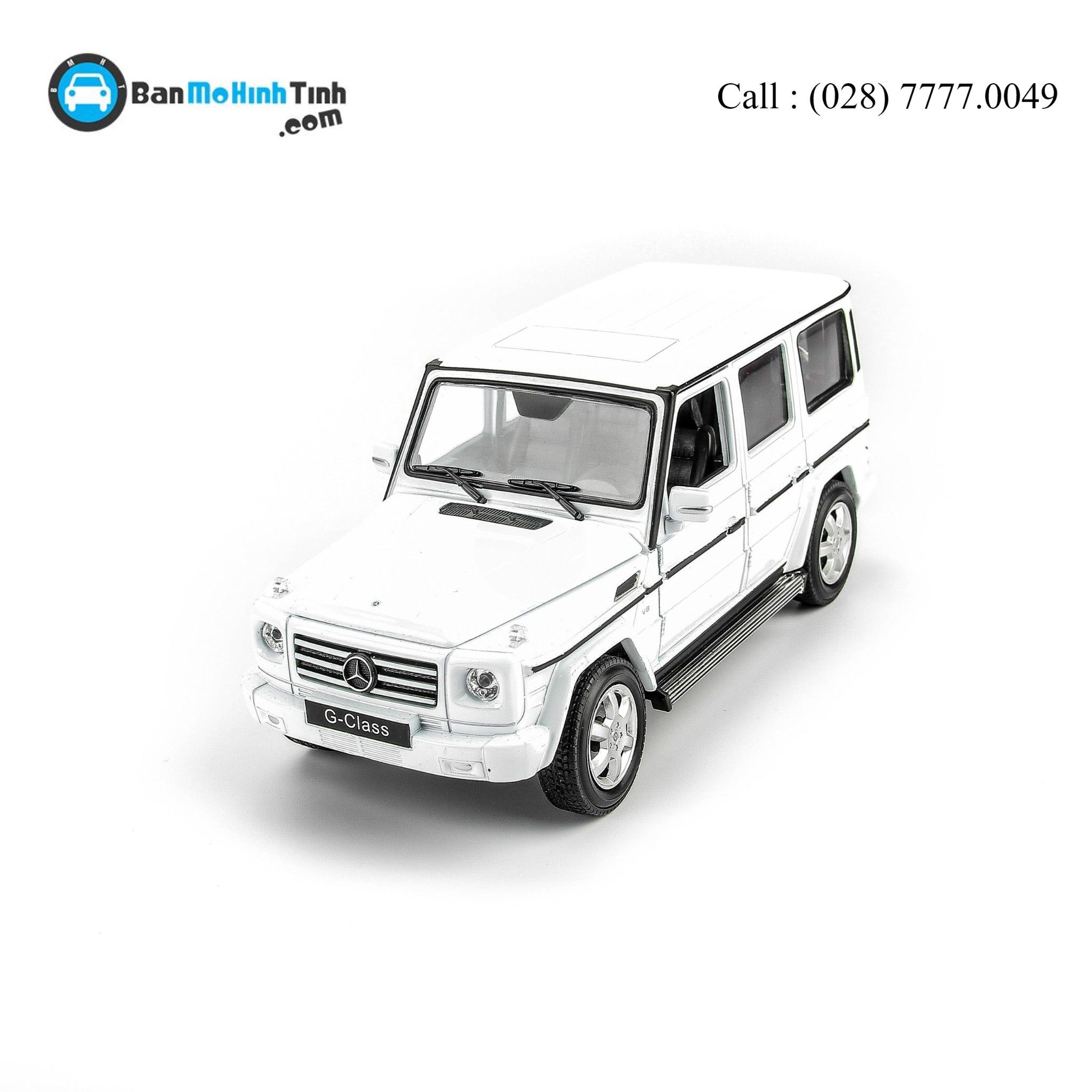 MÔ HÌNH MERCEDES G500 WHITE 1:24 WELLY 24012W