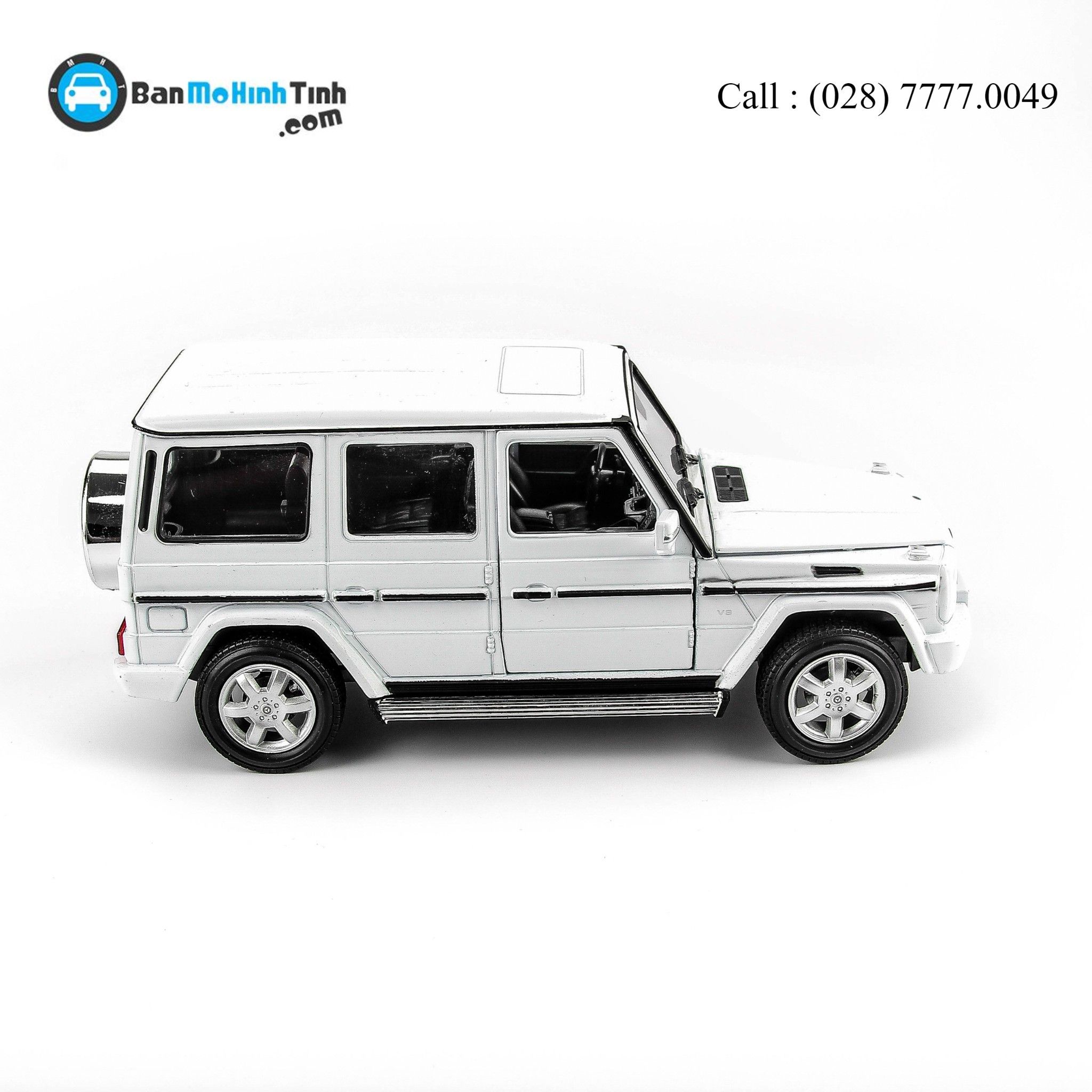 MÔ HÌNH MERCEDES G500 WHITE 1:24 WELLY 24012W