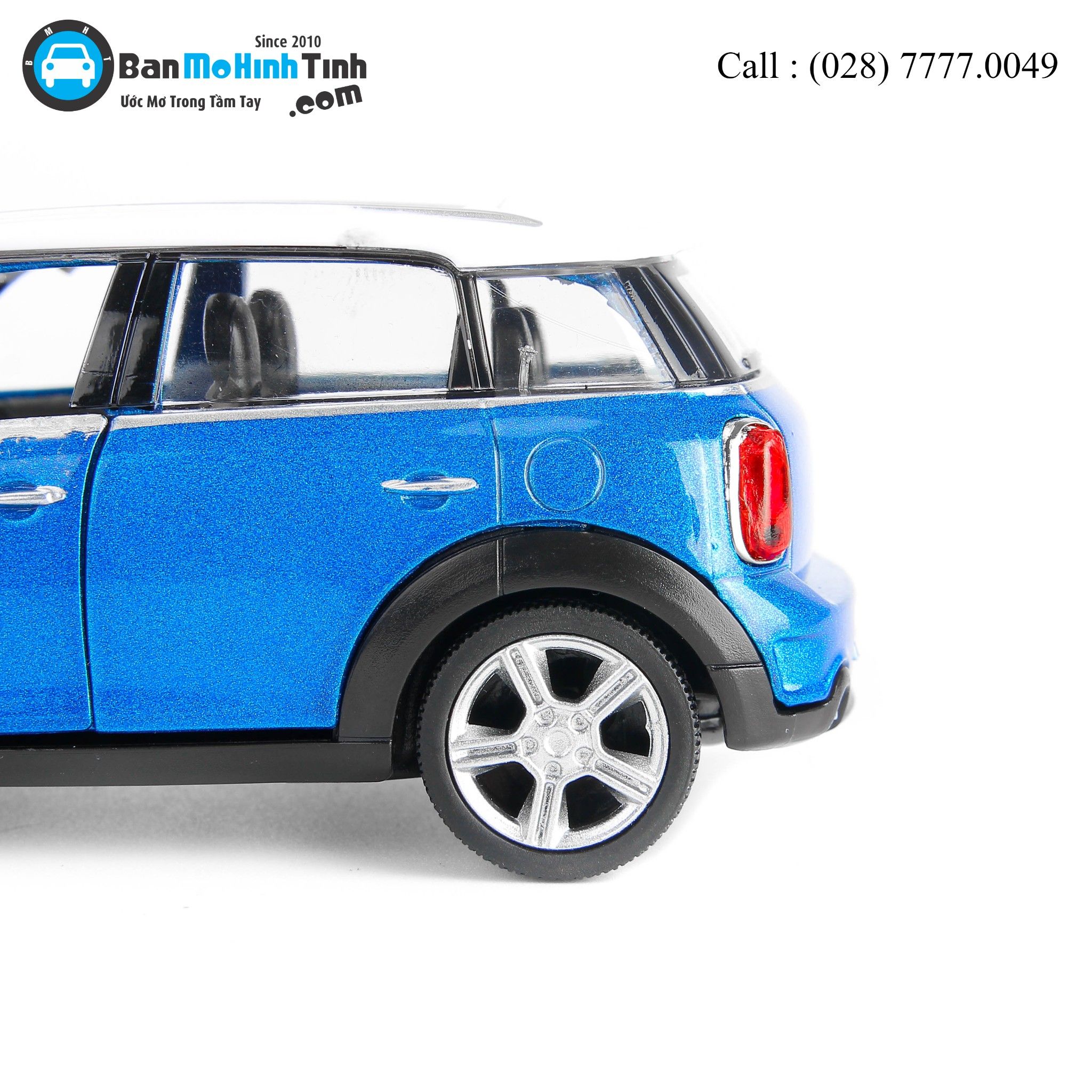 MÔ HÌNH MINI COOPER COUNTRY BLUE 1:36 UNI