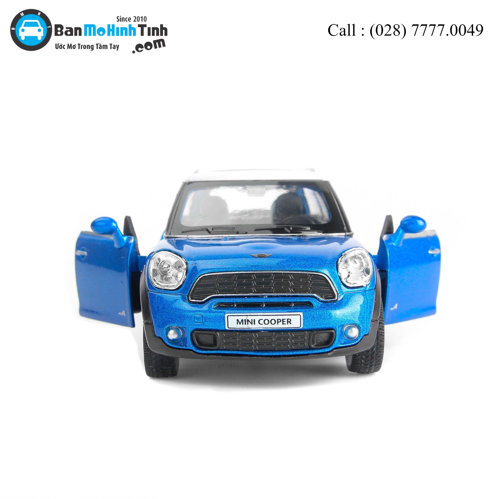 MÔ HÌNH MINI COOPER COUNTRY BLUE 1:36 UNI