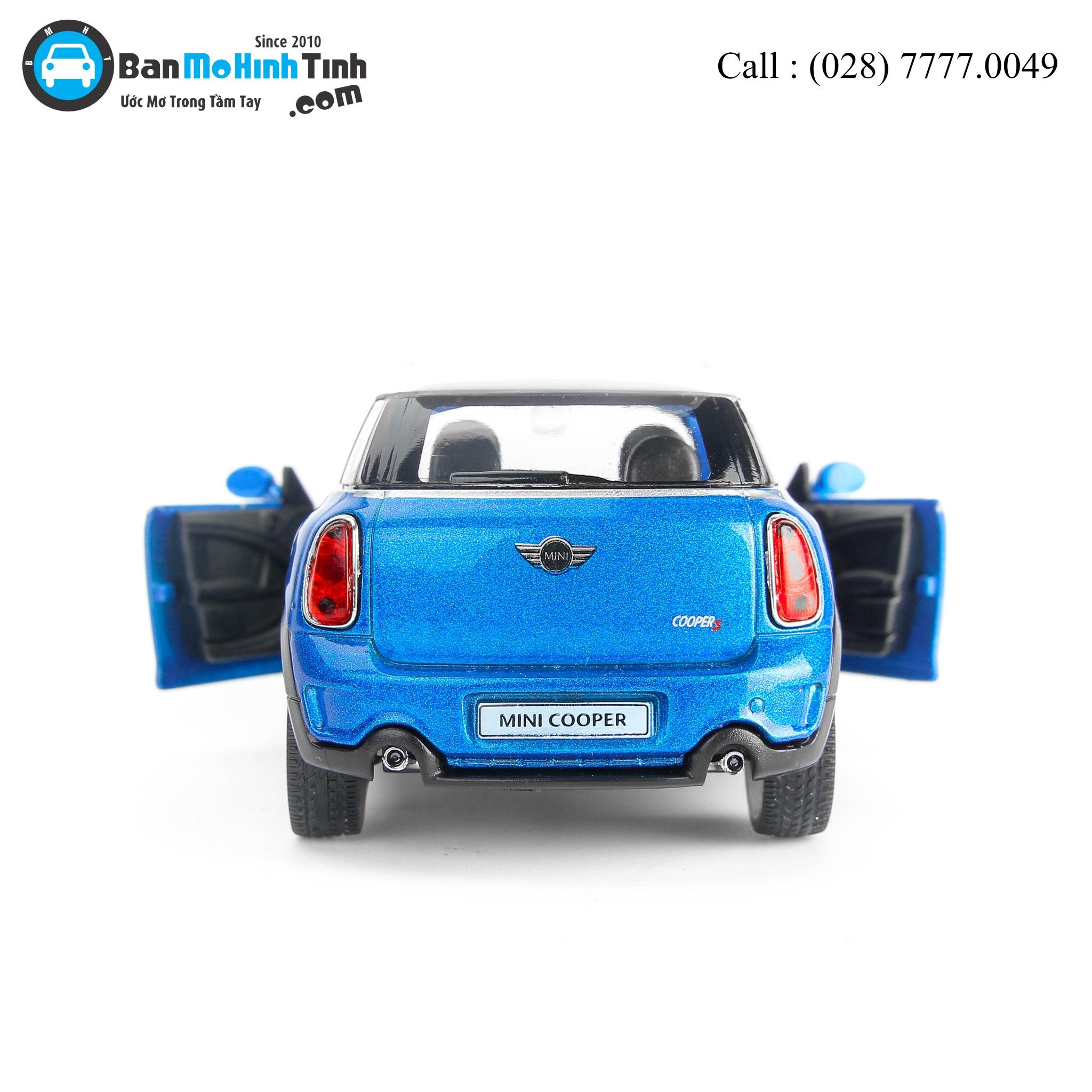 MÔ HÌNH MINI COOPER COUNTRY BLUE 1:36 UNI