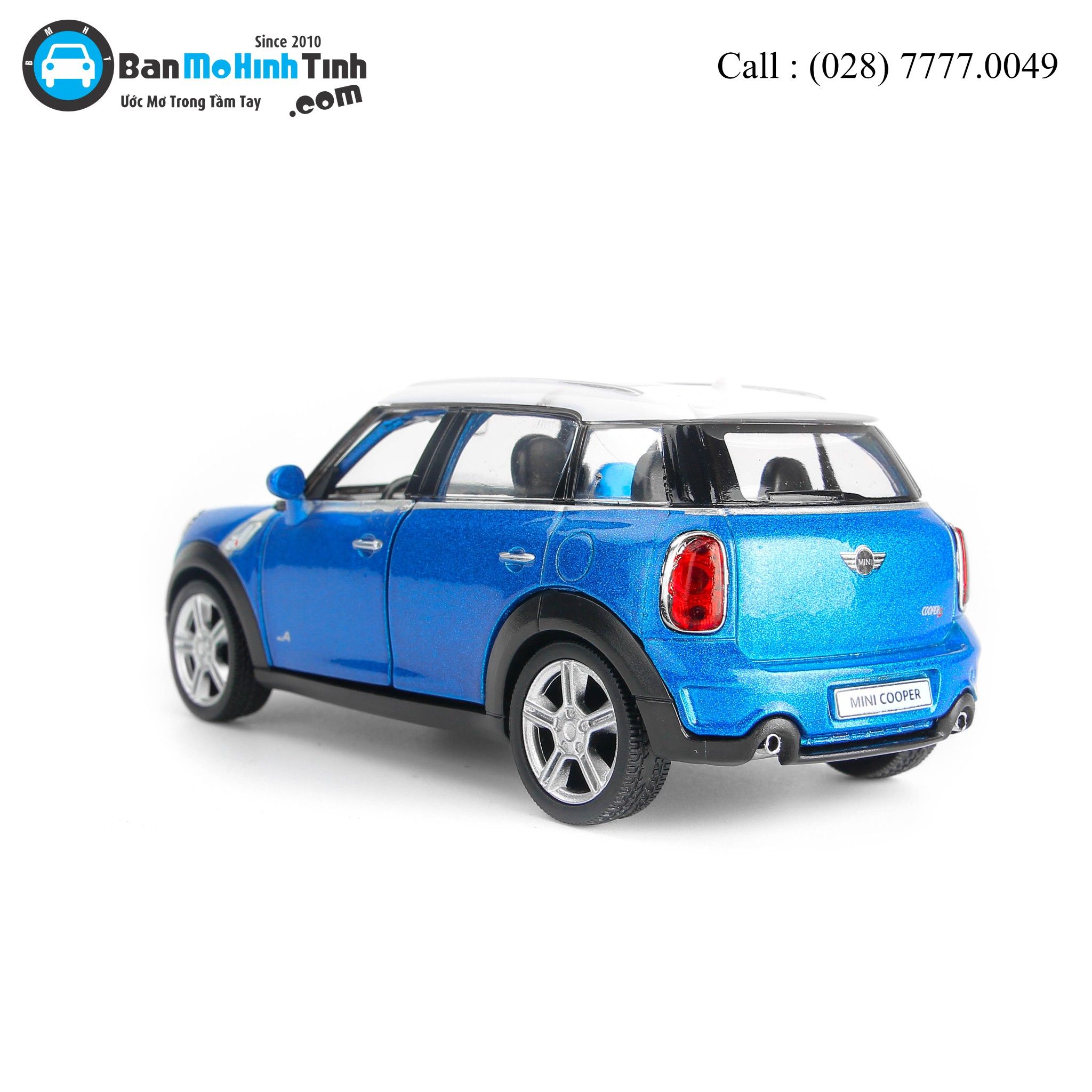 MÔ HÌNH MINI COOPER COUNTRY BLUE 1:36 UNI