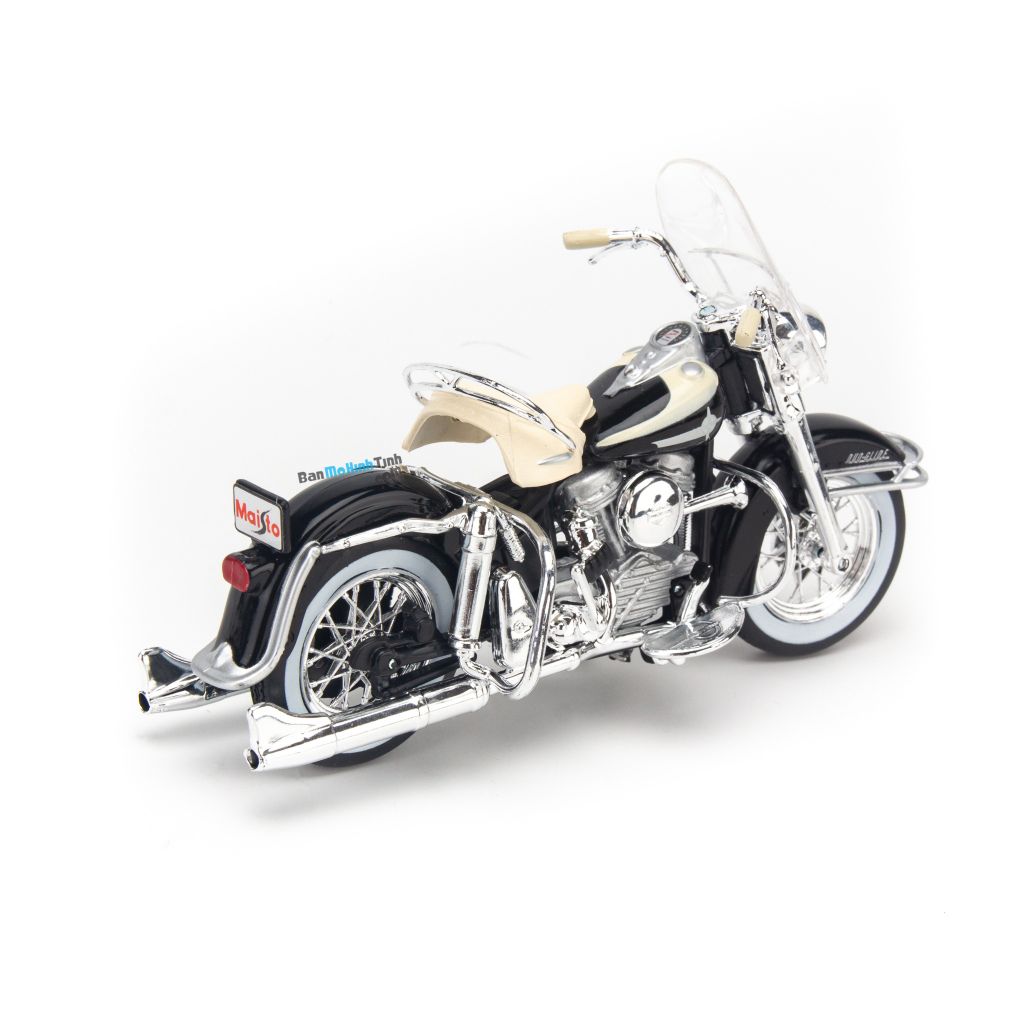 Mô hình mô tô Harley - Davidson FLH Duo Glide 1962 1:18 Maisto - 20-06134