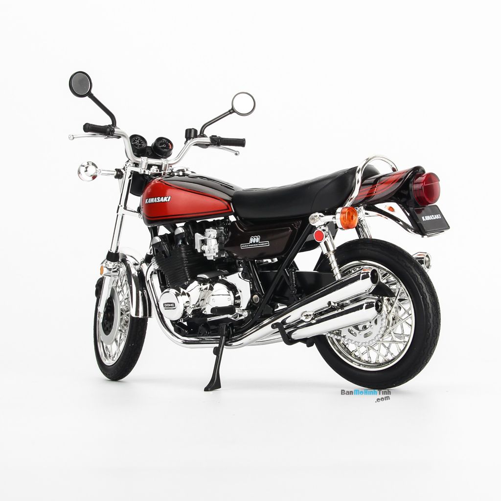 Mô hình mô tô Kawasaki 900 Super 4 Z1 Orange MH-104583 1:12 Aoshima