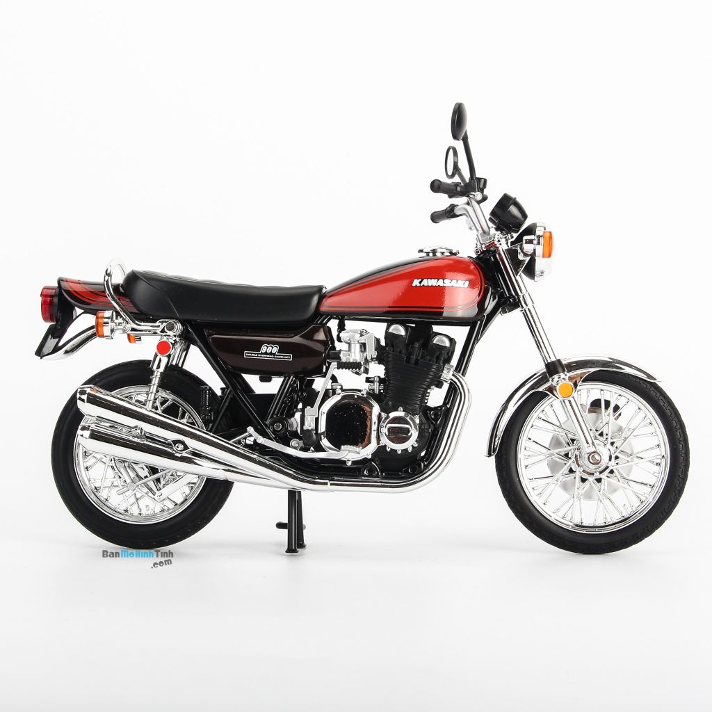 Mô hình mô tô Kawasaki 900 Super 4 Z1 Orange MH-104583 1:12 Aoshima
