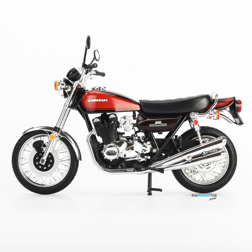 Mô hình mô tô Kawasaki 900 Super 4 Z1 Orange MH-104583 1:12 Aoshima