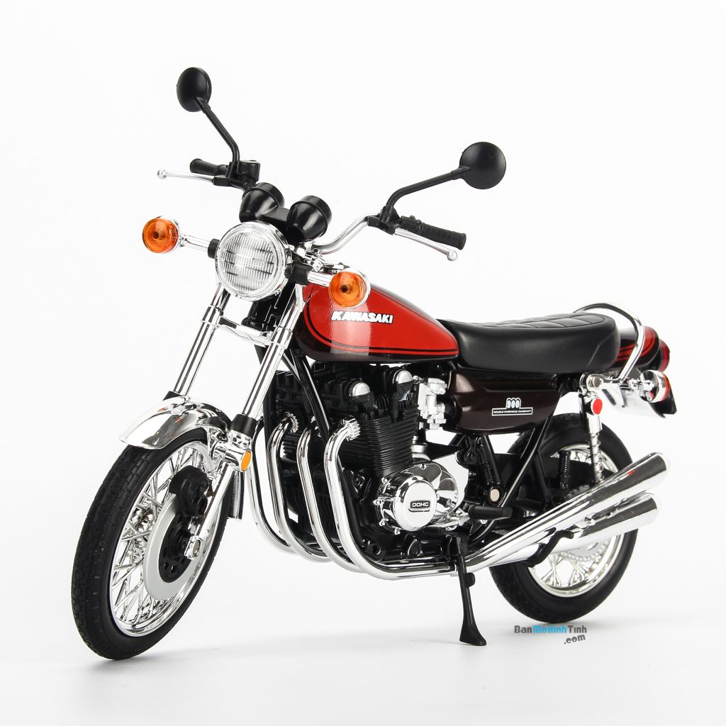 Mô hình mô tô Kawasaki 900 Super 4 Z1 Orange MH-104583 1:12 Aoshima