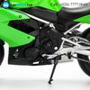 Mô hình xe mô tô Kawasaki Ninja 650R 2009 Green 1:10 Welly -62803