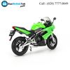 Mô hình xe mô tô Kawasaki Ninja 650R 2009 Green 1:10 Welly -62803