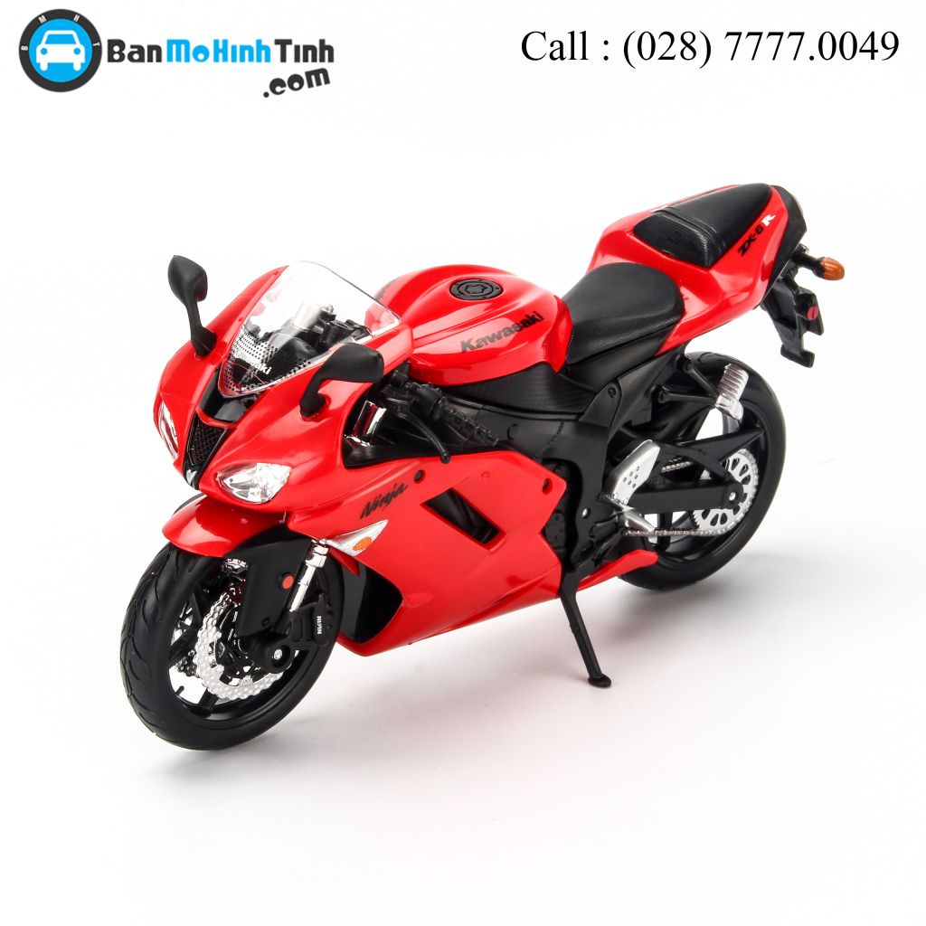 Mô hình xe mô tô Kawasaki Ninja ZX-6R 1:12 Maisto