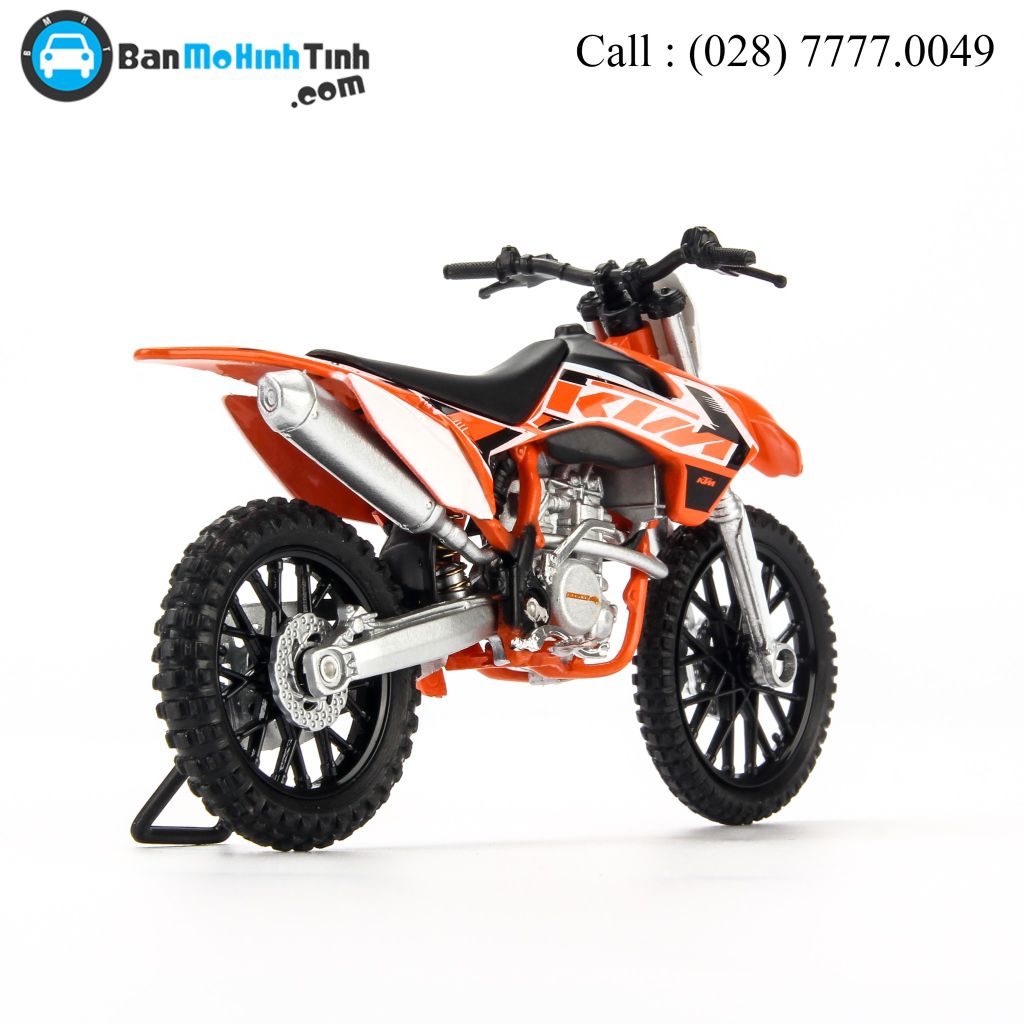 Mô hình xe mô tô KTM 450 SX-F Orange 1:18 Welly- 12821