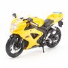 Mô hình mô tô Suzuki GSX R600 1:12 Maisto Yellow (1)