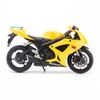 Mô hình mô tô Suzuki GSX R600 1:12 Maisto Yellow (4)