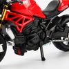 Mô hình xe mô tô Ducati Monster 1200s 1:18 Maisto Red (4)