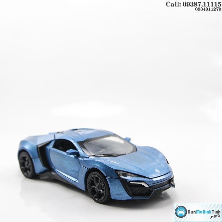 MÔ HÌNH LYKAN HYPERSPORT BLUE FAST AND FURIOUS 1:32 MINIAUTO