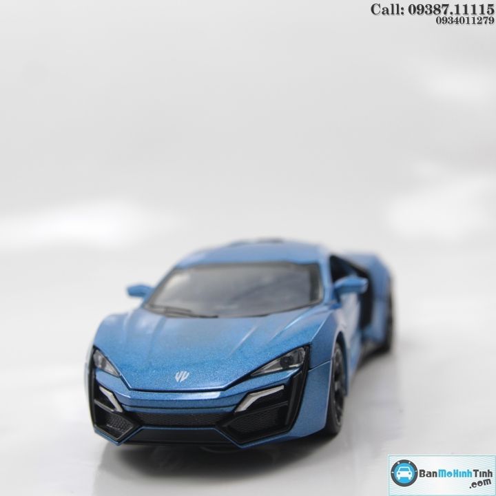 MÔ HÌNH LYKAN HYPERSPORT BLUE FAST AND FURIOUS 1:32 MINIAUTO