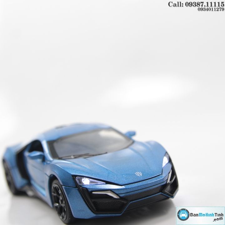 MÔ HÌNH LYKAN HYPERSPORT BLUE FAST AND FURIOUS 1:32 MINIAUTO