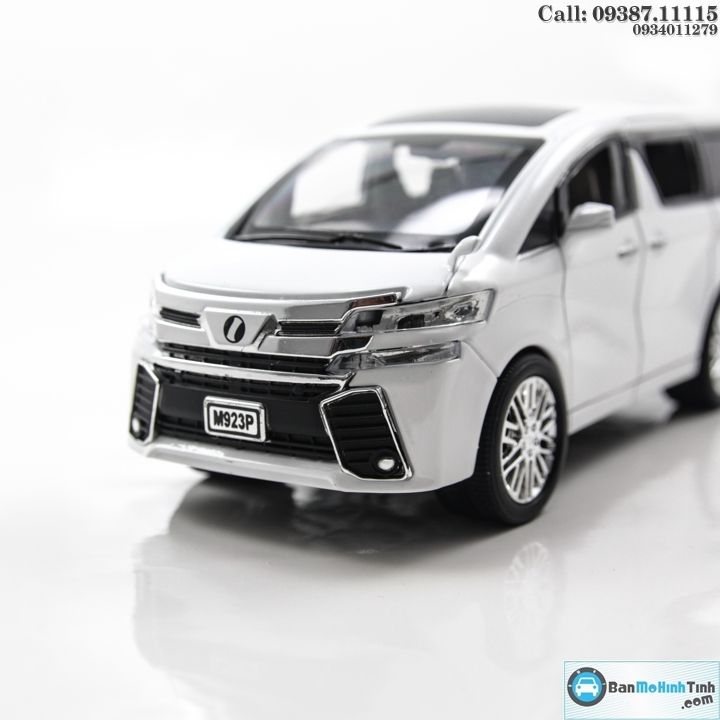 MÔ HÌNH TOYOTA ALPHARD WHITE 1:24 XLG