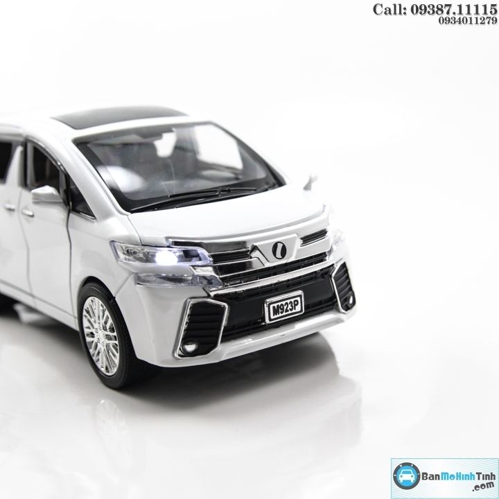 MÔ HÌNH TOYOTA ALPHARD WHITE 1:24 XLG