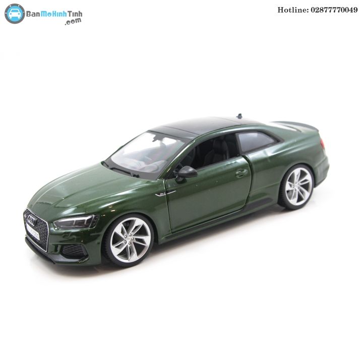 MÔ HÌNH AUDI RS5 COUPE GREEN 1:24 BBURAGO- 18-21090