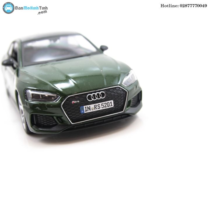 MÔ HÌNH AUDI RS5 COUPE GREEN 1:24 BBURAGO- 18-21090