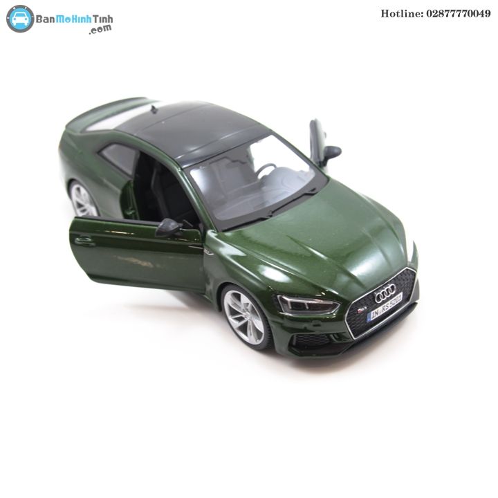 MÔ HÌNH AUDI RS5 COUPE GREEN 1:24 BBURAGO- 18-21090