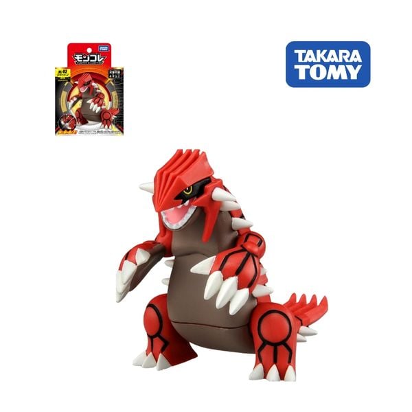 TAKARA TOMY Pokemon Collection ML-03 Moncolle Groudon 4 Action Figure - Giochi e Prodotti per l'Età Evolutiva